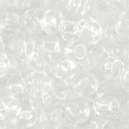 Glas rocailles kralen 6/0 (4mm) Transparent crystal